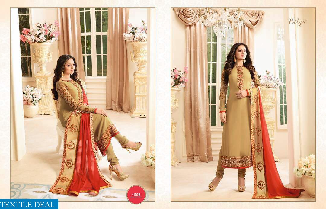 Lt nitya Suits vol-105 Wholesale Straight Celebration Special Suits